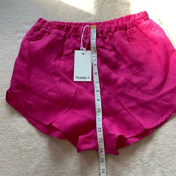 Vitamin A Tallows Linen Short - Ecolinen Size Small - Picture 3 of 8